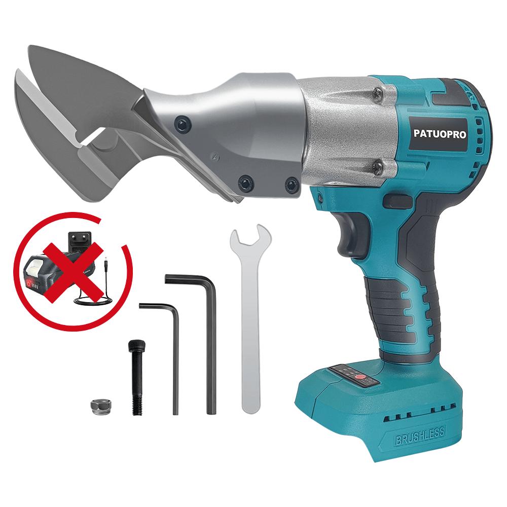 PATUOPRO 300N.m Cordless Electric Iron Scissor Brushless Metal Shear Rechargeable Cutting Power Tool For Makita 18V Battery