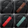 2026 Hot Sticker Suede Car Seat Belt Shoulder Cover Protection SeatBelt Pad Auto Interior For Alfa Romeo 4C 159 166 Giulia Giuli