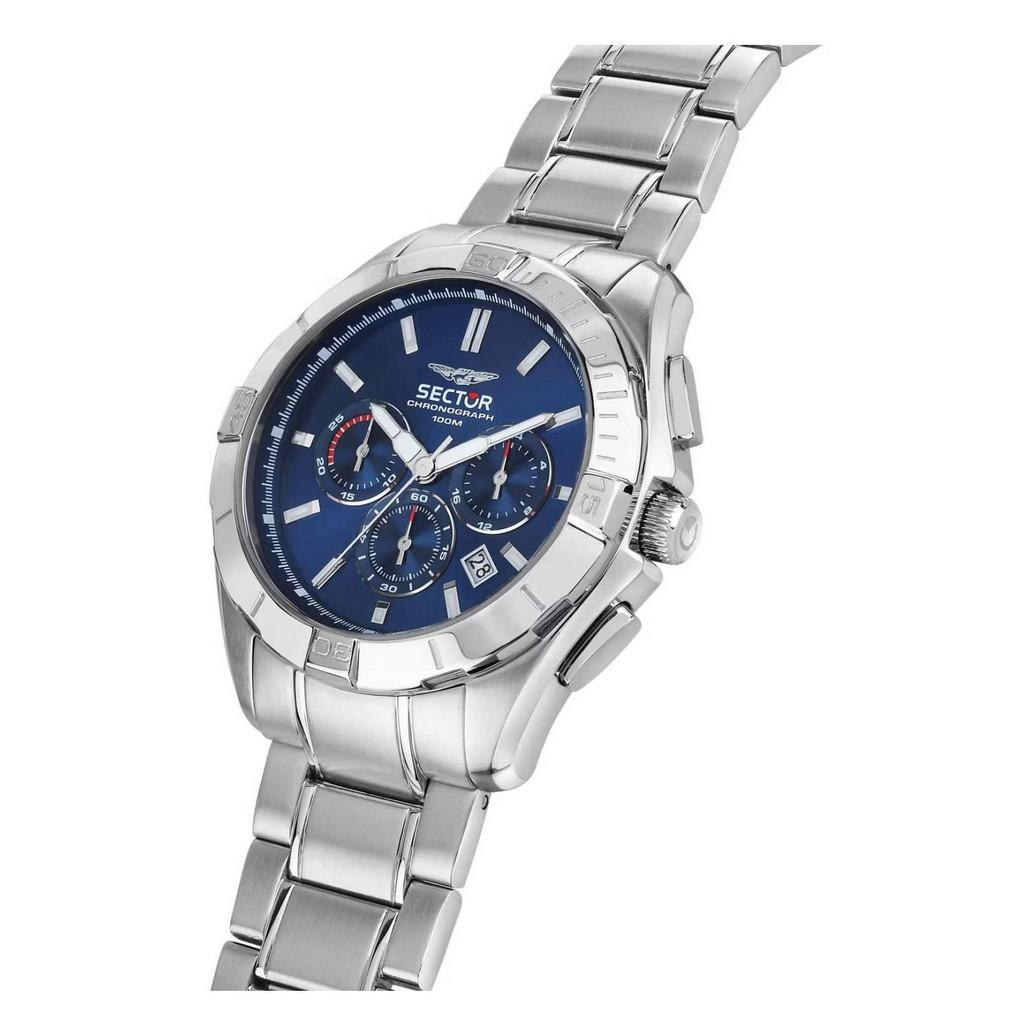 Sector 790 Chronograf Stal Nierdzewna Niebieska Tarcza Kwarc R3273636004 100M Zegarek Męski