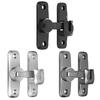 Thickened Alloy Door Latch - Hasp Anti-Theft Bathroom Lock with No-Punch Bolt