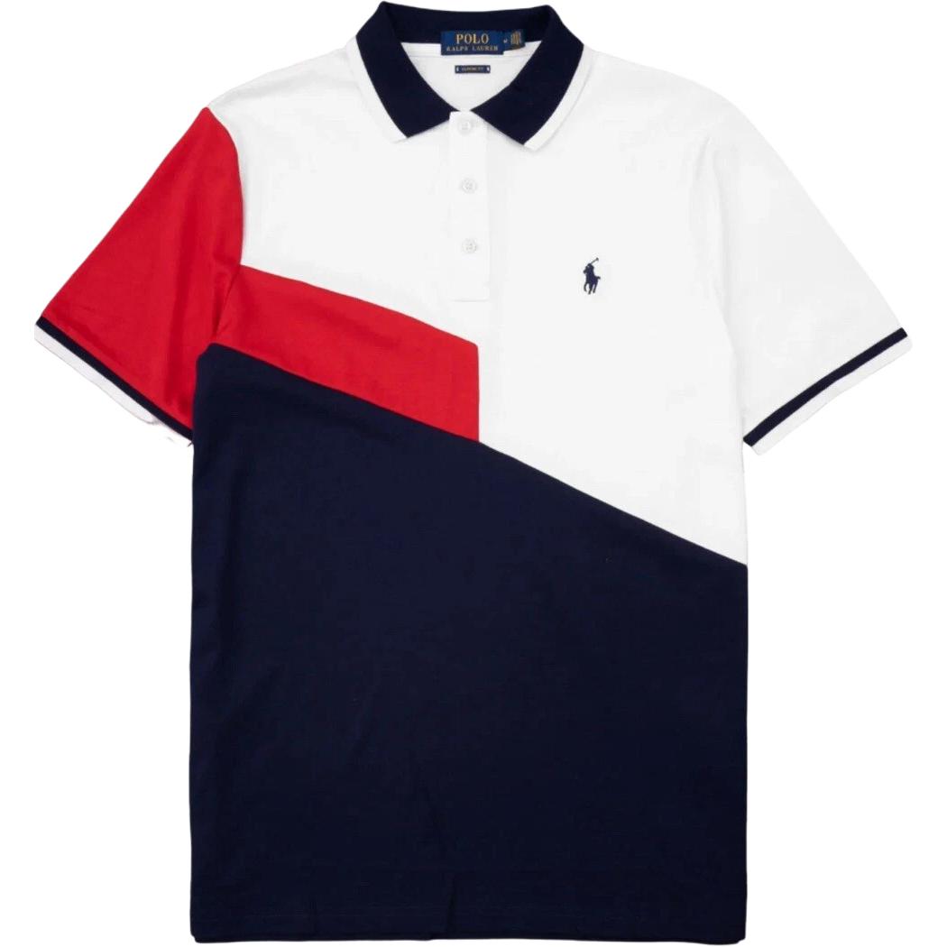 

Polo Ralph Lauren SS24 Поло с коротким рукавом и вышитым патчем с логотипом Pony Мужские топы Белый 710794932-002 XS