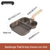 Yiya Lu Titanium Ceramic 3-in-1 Breakfast Pan for Steak, Eggs, and Burgers