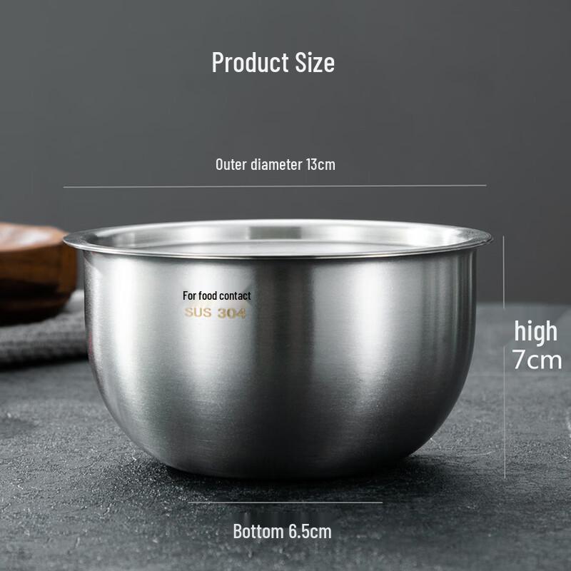 

ZISIZ 304 Stainless Steel Steaming & Stewing Bowl Set