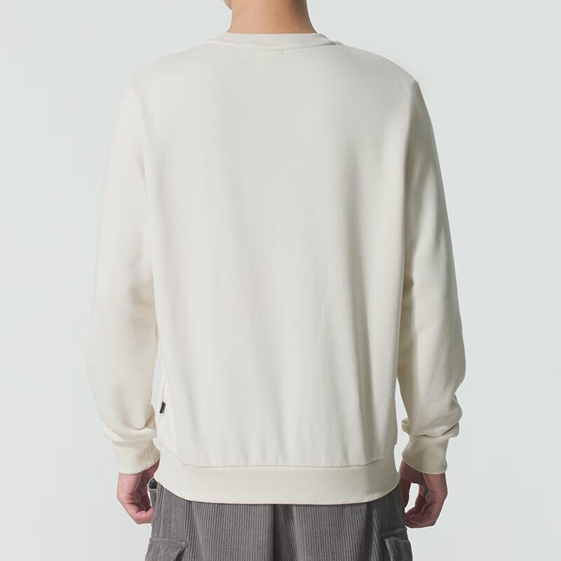 Puma Outdoor Sport Rundhals Fleece Warm Locker Home Freizeit Sweatshirt Herren Sweatshirt Beige 693711-87