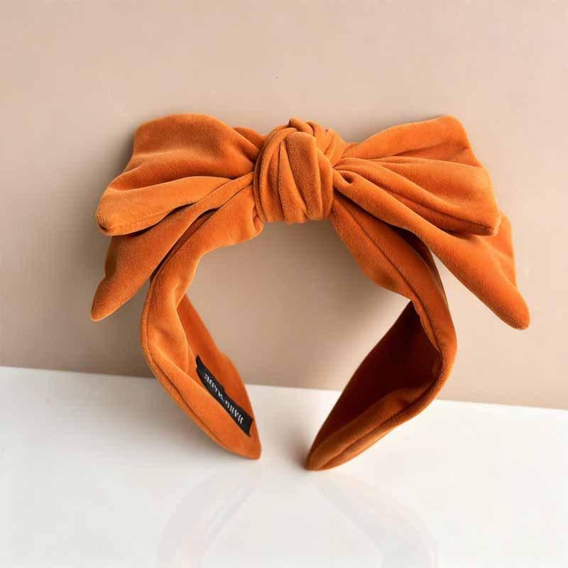 Vintage Applique Large Butterfly Knot Hairband for Women  Featuring Elegant and Luxurious Style  Wide-edge  Fashionable Headband and Hair Accessory