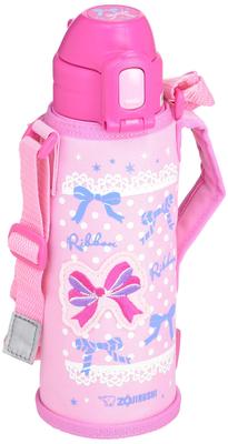 ZOJIRUSHI Zojirushi Wasserflasche, Strohhalm-Typ, Edelstahlflasche, 520 ml, Pink, SD-CB50-PA