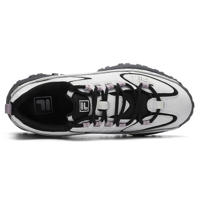 New FILA Fashion Sneakers Low Top Chunky Sneakers Women's Gray Black F12W144136FNB