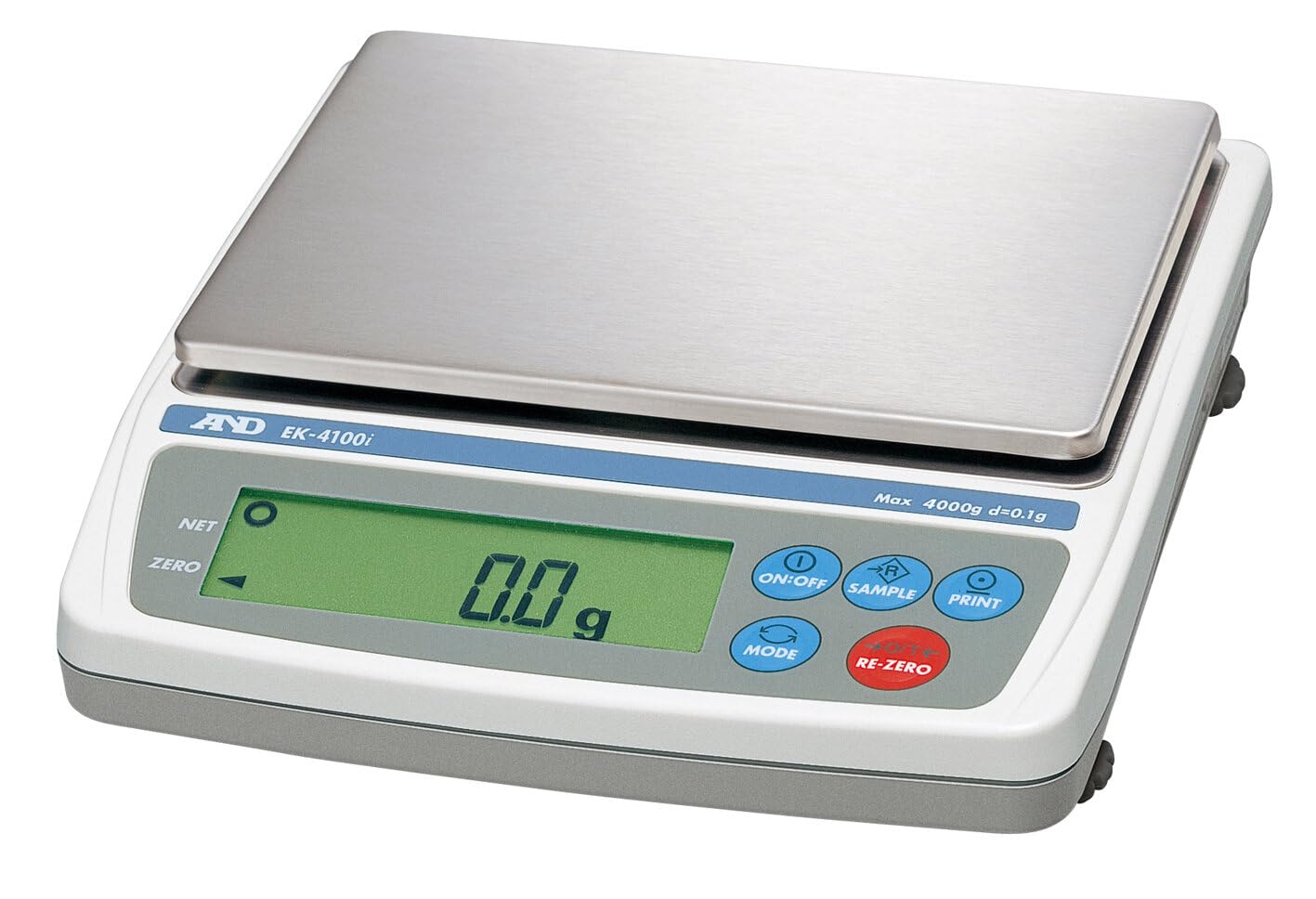 

A&D Personal Balance EK-4100i (Capacity: 4000g, Readability: 0.1g, Pan Dimensions: 170(W) x 133(D)mm, Uncertified)