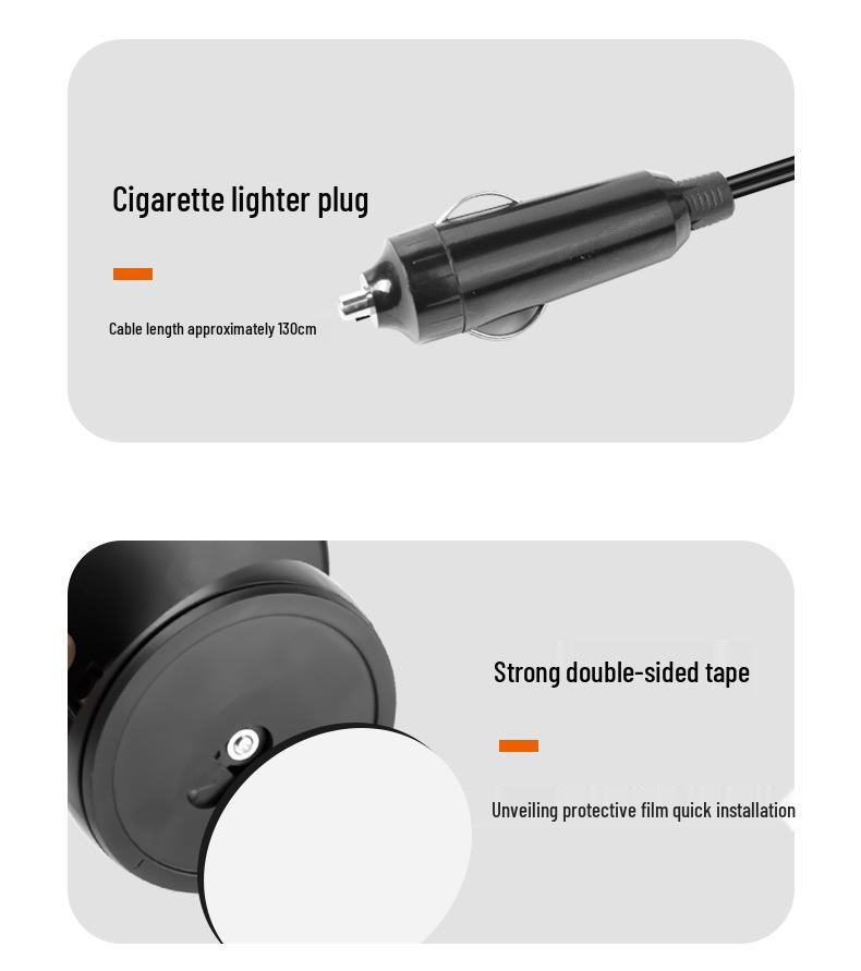 Multifunctional Car Heater and Defroster: Rapid Interior Heating and Defogging Hot Air Blower