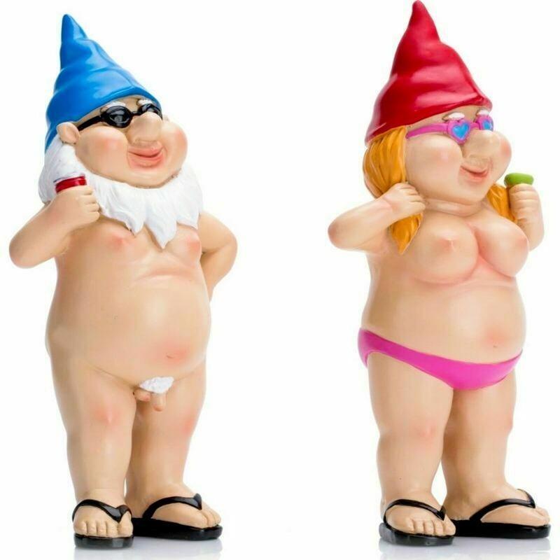 Nackte Statuen Garten Gnome frech nackt lustige Geschenk Statue Dekor Nudist