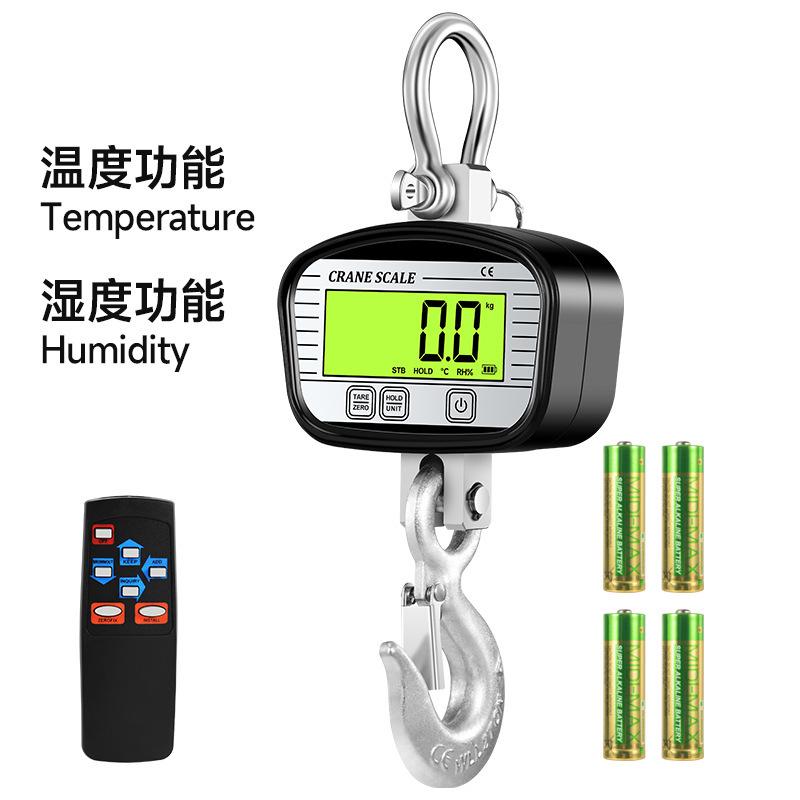 High Precision 2000KG Electronic Hanging Scale 1T2 Tons with Tensile Hook for Weighing Driving Scale Industrial Digital Load Cel