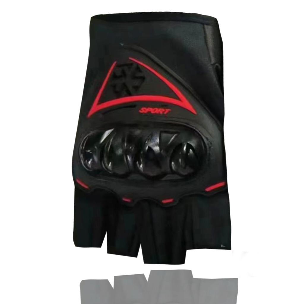 Cycling gloves motorcycle men's summer half-finger racing rider four seasons locomotive carbon fiber protective gloves