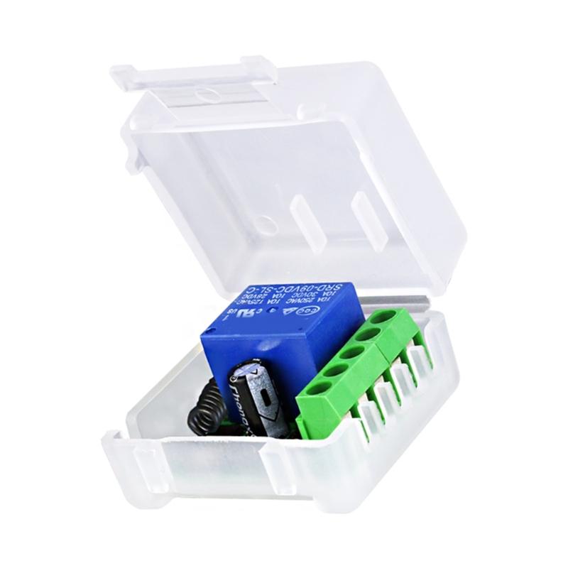 433MHz DC12V 10A 1 Channel 1Ch Wireless Relays RF Remote Control Switches Heterodyne Receiver Module