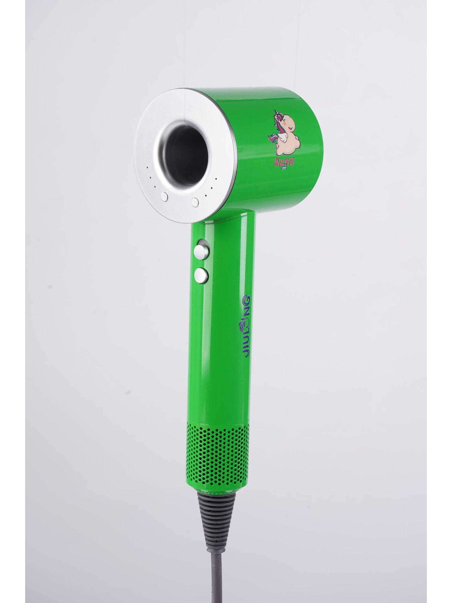 

Yi Ji Leafless Negative Ion Hair Dryer: High-Speed, Constant Temperature, Portable for Household Hair Care No Nozzle Basic смарагдовий/зелений