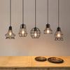 Chandelier Simple Fashion Retro Indoor Industrial Wind Bar Small Iron Lamps Cage