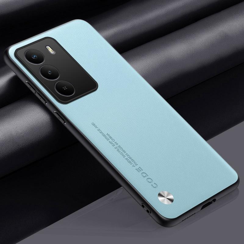 Luxury PU Leather Case For Realme 14X 5G Back Cover Matte Silicone Shockproof Full Protection Phone Case For Realme14X Coque
