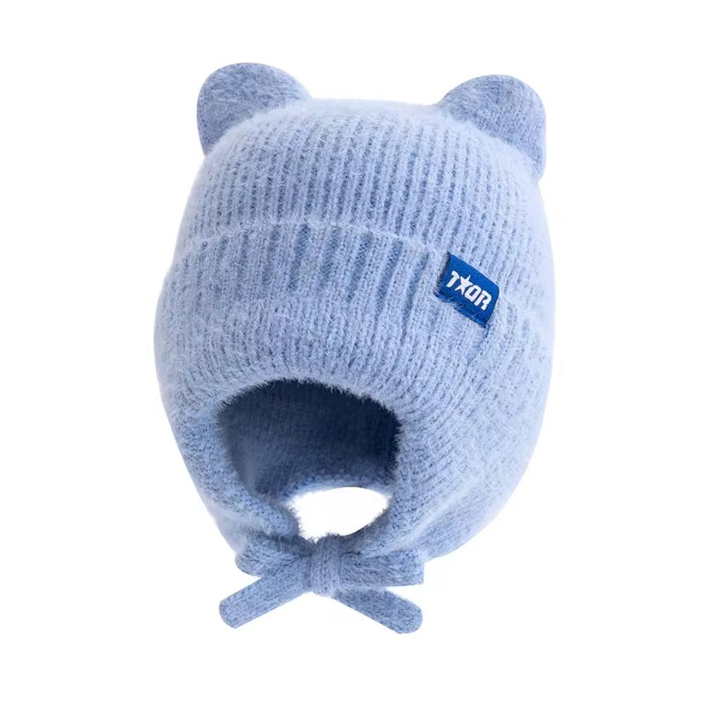 

Warm Windproof Cute Cat Ear Earflap Women Gift Knitted Hat Fashion Winter Hat темно серый