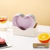 Heart-shaped Snack and Fruit Dish for Dining or Coffee Table