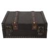 Wooden Trinket Box Vintage Decorative Storage Box Jewelry Wooden Chest for Bracelets Earrings Pendants for Home Bedroom Decor