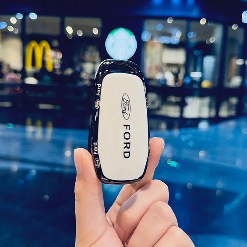 Car Sticker 2026 Ford New 2025 Hot For Ford Figo 2017 Mondeo 5 Ecosport Fiesta Mk8 Everest Ranger NEW TPU Car Flip Remote Key Ca