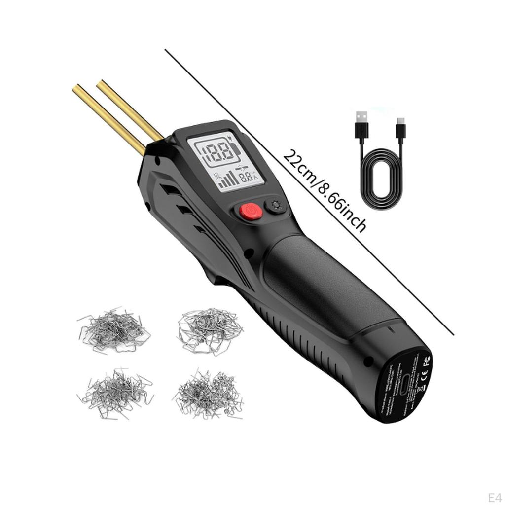 Cordless Plastic Welding Tool with Handle for Car Repairs And 200 Staples