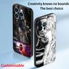 Cool Japan Anime Man Griffith Pattern Phone Case For iPhone 17 16 16e 15 14 13 12 Plus Mini Pro Max Soft Black Shockproof Cover