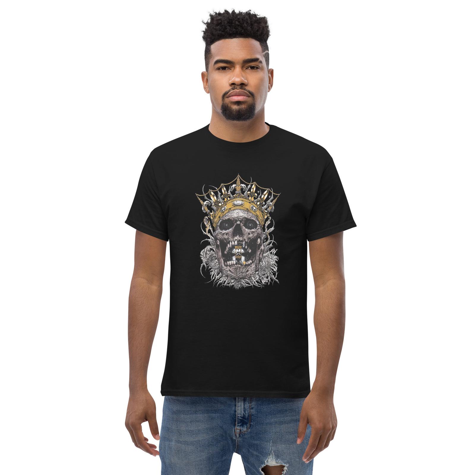 As We Rise - Men s classic Skull art tee shirt T-shirt S разноцветный