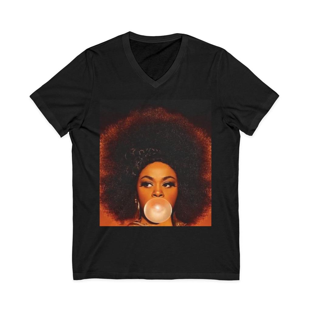Jill Scott Bubble Gum Illustration Tee | Retro Soul Music Portrait