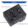 Obaee Headlight Dimmer Headlamp Control Switch & Fog Lamp Switch Compatible With Chevy Chevrolet Silverado Suburban Tahoe Avalanche GMC Sierra Yukon