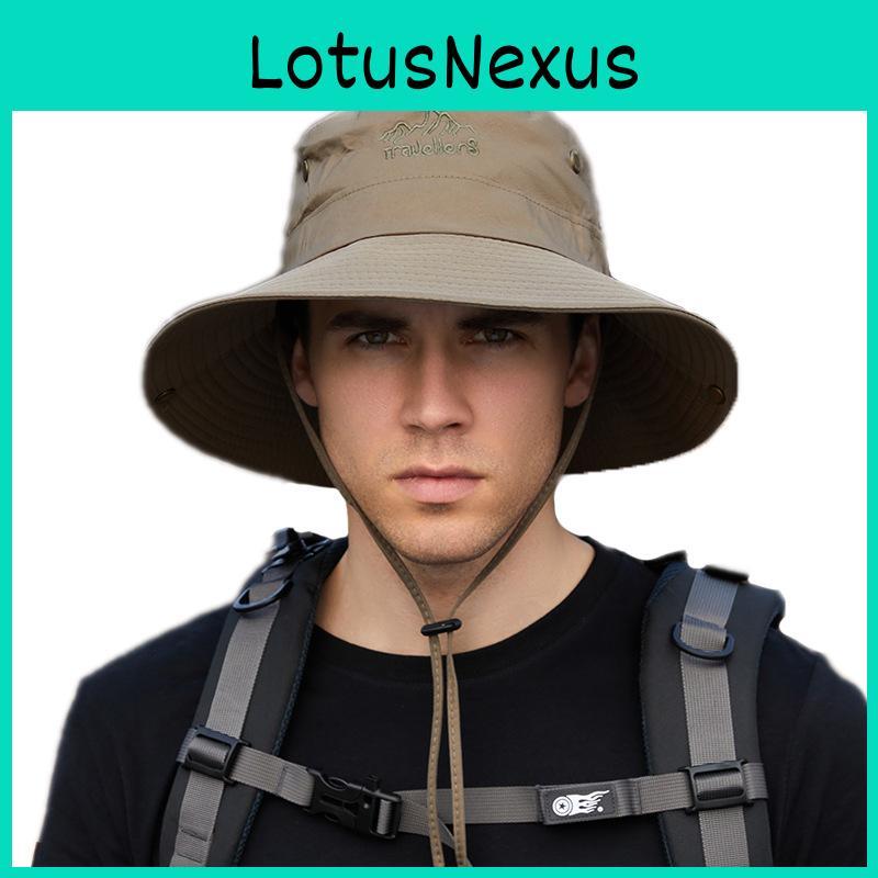 Summer Sun Protection Fisherman Hat With Wide Brim For Outdoor Fishing And Hiking