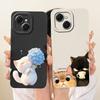 For Tecno Spark 40C Case KM4k Fashion Painted Liquid Silicone Soft TPU Shockproof Cover For Tecno Spark40C Pop 10 Pro Phone Case