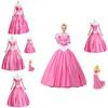 Dreamy Fairytale Princess Dress Cosplay Sleeping Beauty Gown For Adult Women