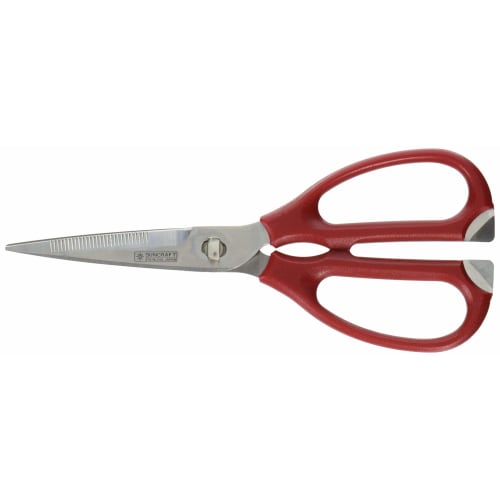Suncraft Happy Line Kitchen Scissors, Made in Japan, Soft and Comfortable for Fingers, HL-114