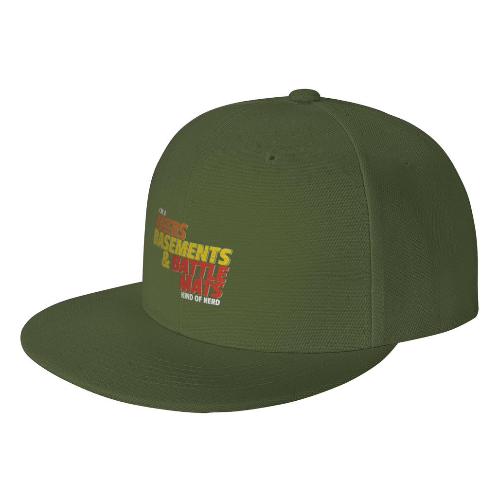 Fashion Beer BaseUnisexts and Battle Mats Kind of Nerd Flat Brim Sun Hat Unisex Style Hats