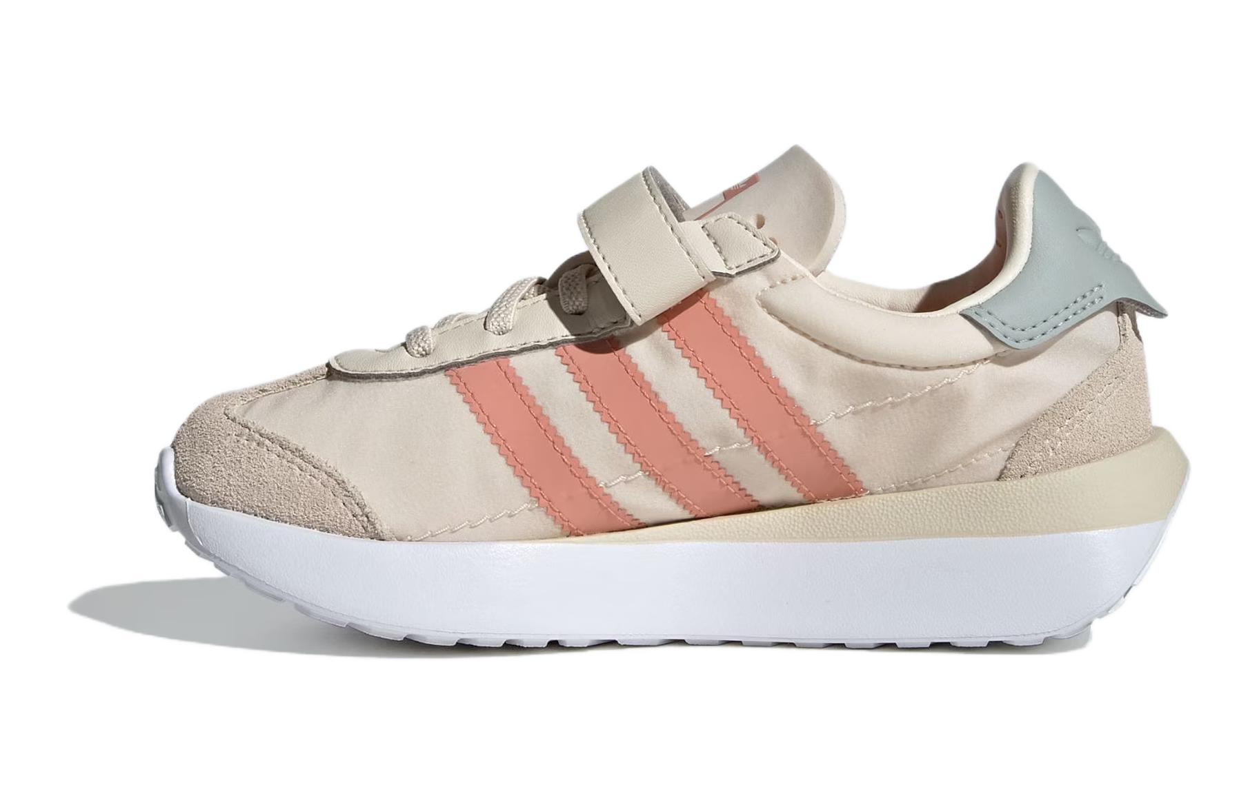 

Adidas Originals COUNTRY XLG Cushioning Low top Kids Lifestyle Shoes Beige Pink Children Aged 3 7 Years Old IF6146 31.5