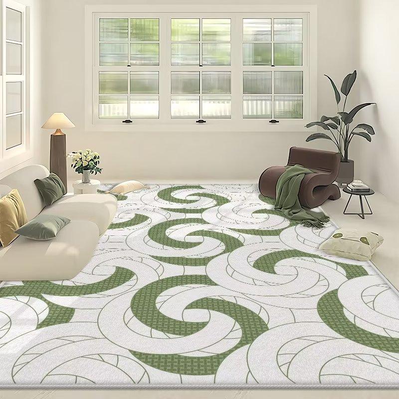 Simple Living Room Carpet Coffee Table Modern Large Area Household Use Anti Slip Room Bedroom Bedside Mat
