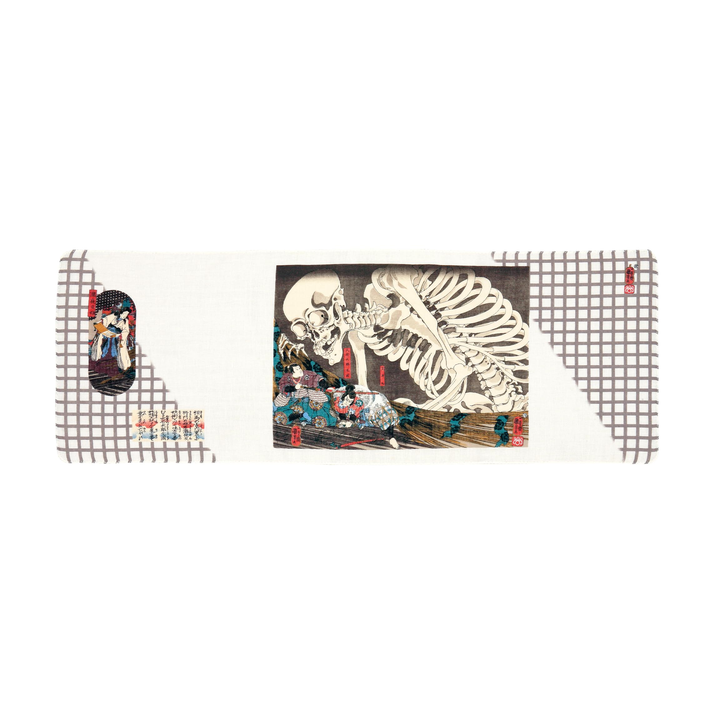 Yamamoto Jin Shoten Double Gauze Tenugui Tenugui Gashadokuro Purely Made in Japan (Official) - Ukiyo-e (Kuniyoshi)