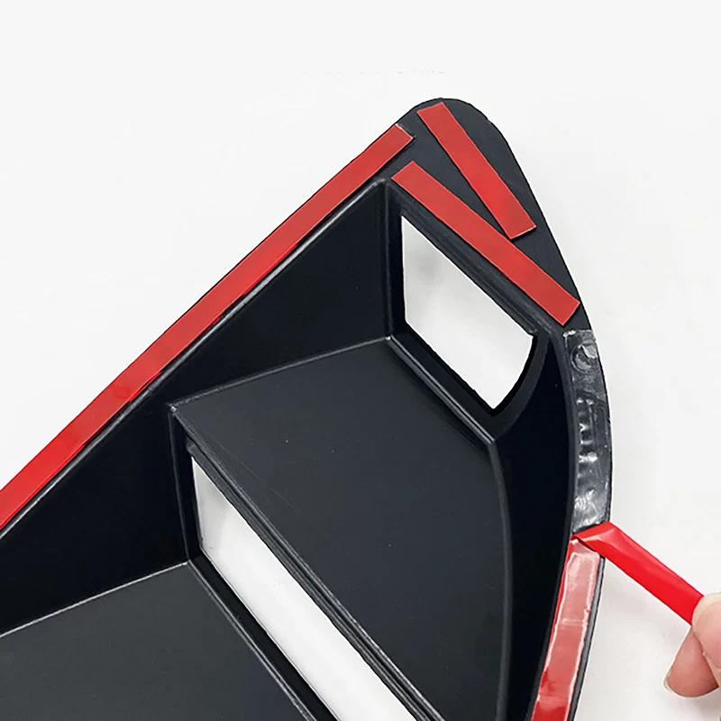 Hintere Seitenscheibenlamellen Seitenluftauslassabdeckung Windschutzscheibe Passend für Ford Mustang 2015-2024 Autozubehör Modifizierte Fensterblenden