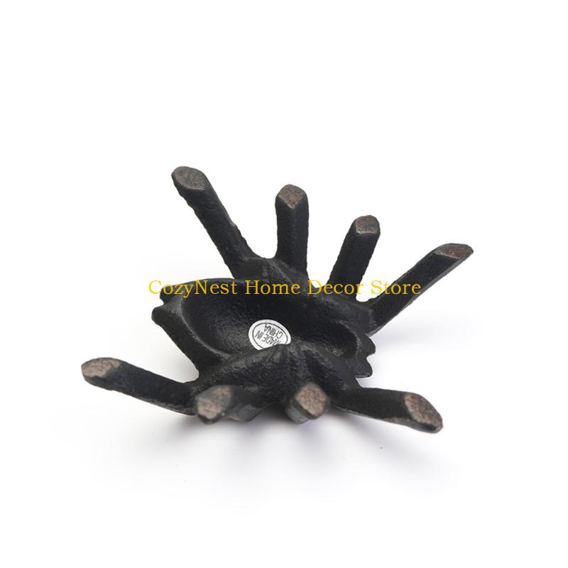 

92MF Unique Metal Spiders Sculpture Cast Iron Retro Decors Handcrafted Showpiece For Horror Fan Collectors Display Ornament China Mainland
