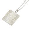 Used Tiffany Notes Square Necklace Pendant Silver SV925 Silver Women's TIFFANY&Co. [1-0274018]