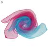 60x60CM Elegant Gradient Color Silk Scarf Women Luxury Small Square Scarf Summer Brand Performance Props Dancing Beach Scarves