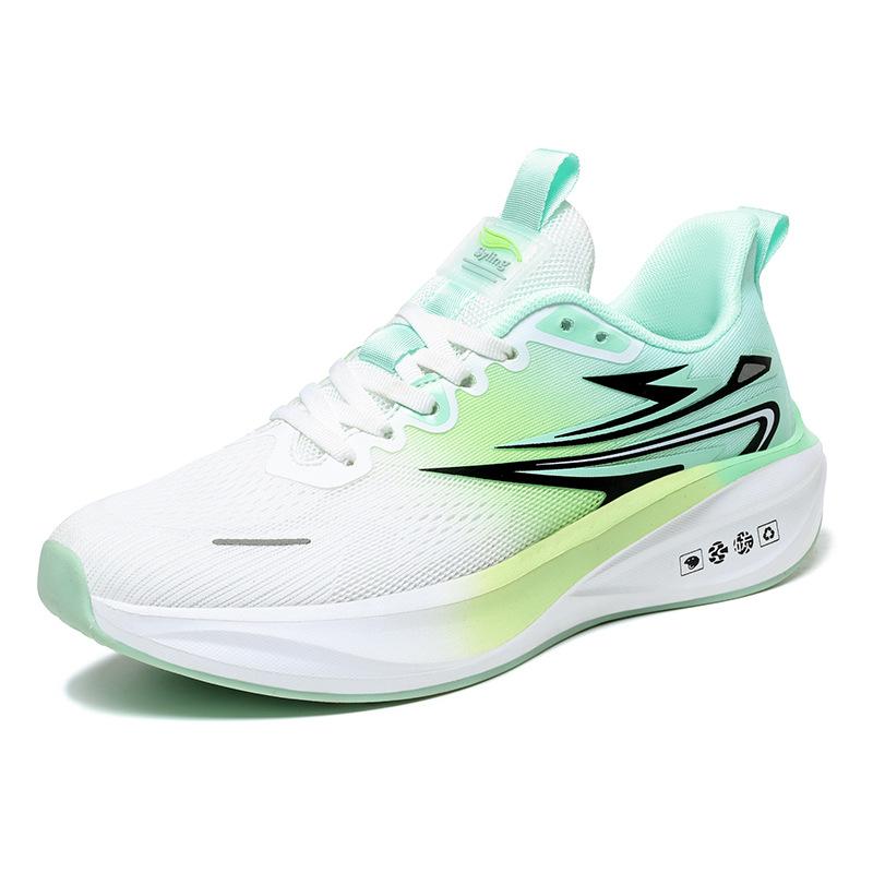 Men's shoes 2025 summer breathable rebound mesh shoes soft sole wear-resistant cushioning professional racing shoes versatile casual shoes