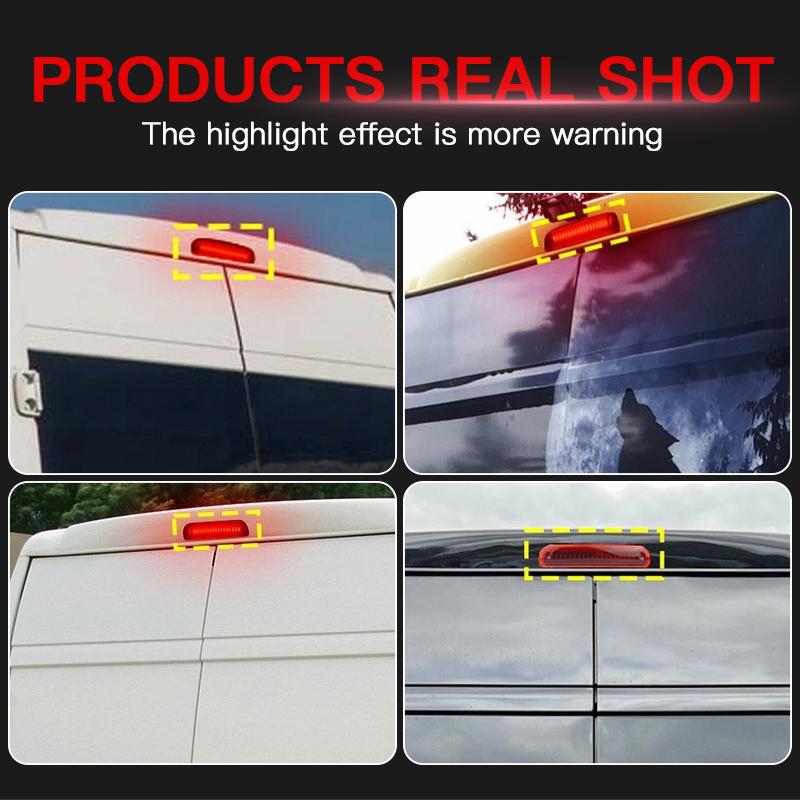 1PC Red LED 12V Car 3rd Brake Light Rear Tail Center High Mount Stop Lamp For PEUGEOT BOXER/CITROEN RELAY/FIAT DUCATO 2007-2026