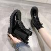 Martin boots women's British style 2024 new models in cool fashion black small short boots thick heel large size women's boots