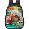 Naruto Large Capacity 3d Backpack Lightweight Burden-reducing School Bag For Kids