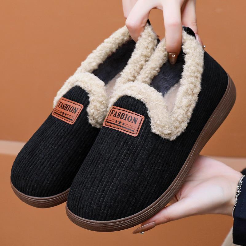 Women's Shoes Cotton Shoes Warm Snow Boots Fleece and Thickened Cotton Boots and Ankle Boots
