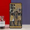 Egypt Pharaoh Mural Funda Case For Samsung Galaxy S25 Ultra S9 S10 S20 S21 FE S22 S23 Plus S24 Ultra Phone Cover