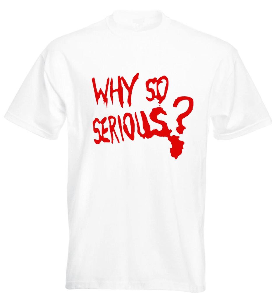 Joker Why So Serious T Shirt Batman Villain Halloween