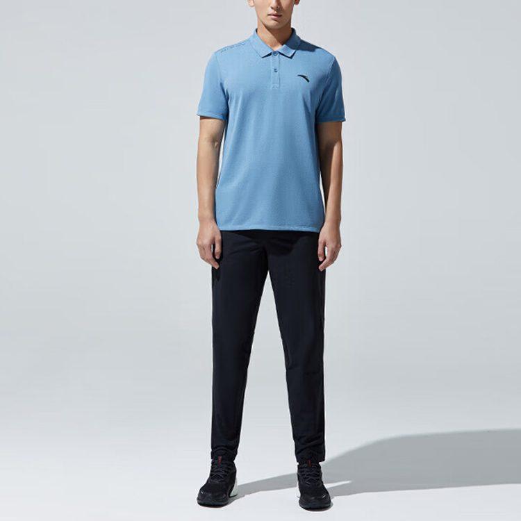 Anta Variety Training Collection Polo Shirt Men's Blue 952327108-2