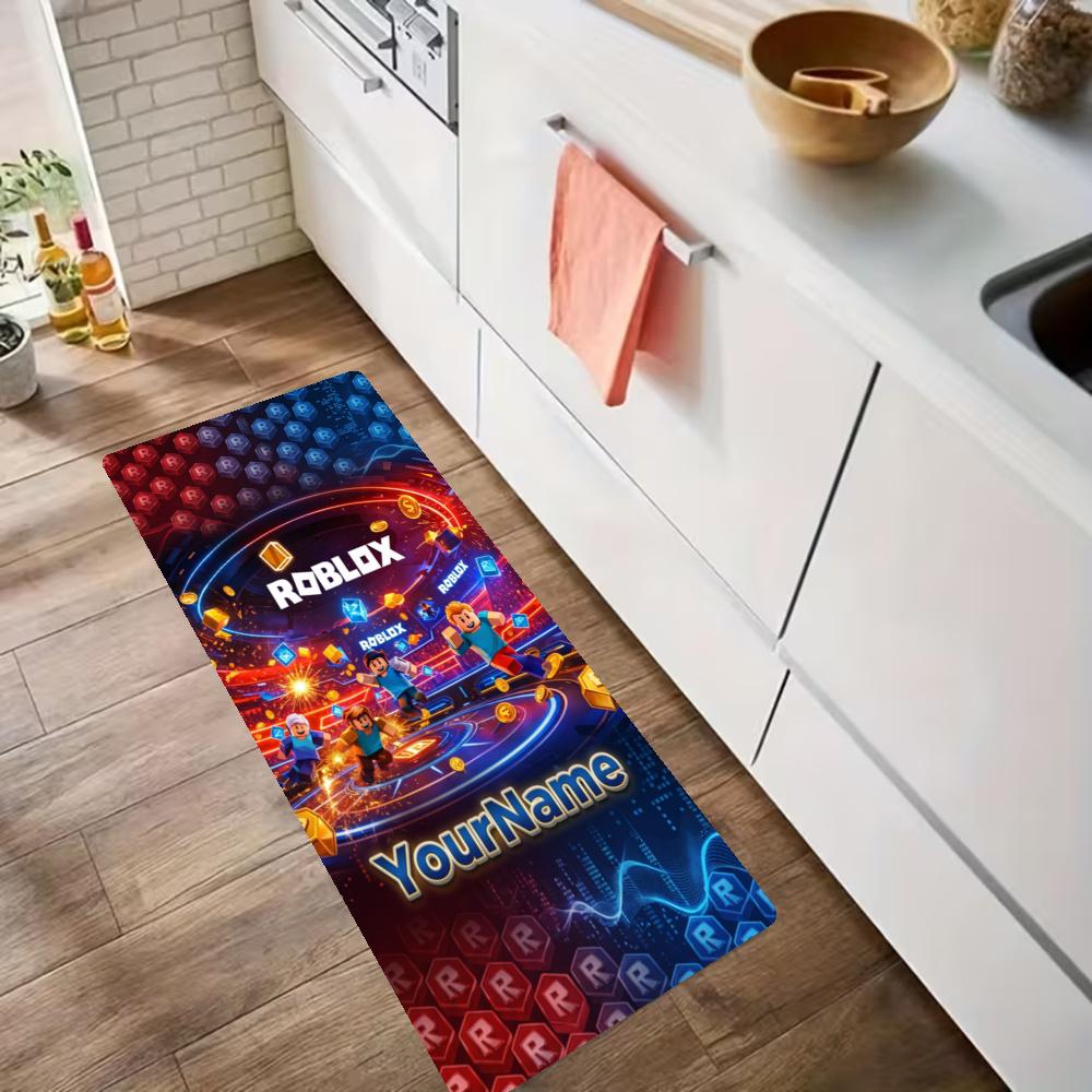 Roblox Customize Your Name Kitchen Rug Runner Rug Laundry Mat Hallway Entryway The Best Gift Choice